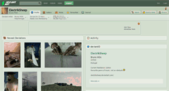 Desktop Screenshot of electriksheep.deviantart.com
