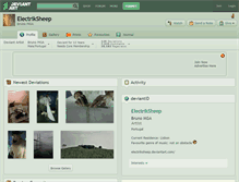 Tablet Screenshot of electriksheep.deviantart.com