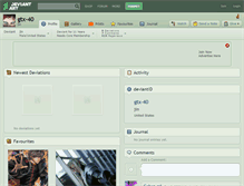 Tablet Screenshot of gtx-40.deviantart.com