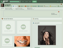 Tablet Screenshot of hartjes01.deviantart.com