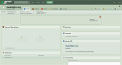 Desktop Screenshot of madenightwing.deviantart.com