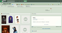 Desktop Screenshot of black-cat-ligeia.deviantart.com