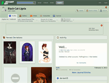 Tablet Screenshot of black-cat-ligeia.deviantart.com