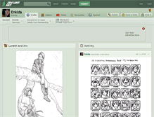 Tablet Screenshot of enkida.deviantart.com