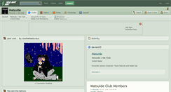 Desktop Screenshot of matsuide.deviantart.com