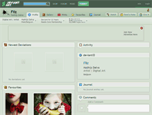 Tablet Screenshot of fliz.deviantart.com