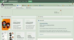Desktop Screenshot of konanexuchiha.deviantart.com