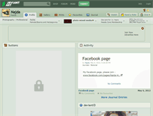 Tablet Screenshot of najda.deviantart.com