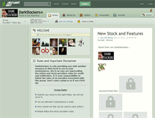 Tablet Screenshot of darkstockers.deviantart.com