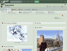 Tablet Screenshot of feral-instinct.deviantart.com