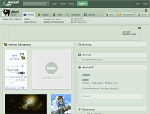 Tablet Screenshot of drimi.deviantart.com
