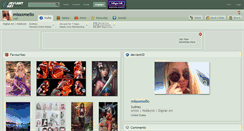 Desktop Screenshot of missxmello.deviantart.com