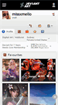 Mobile Screenshot of missxmello.deviantart.com