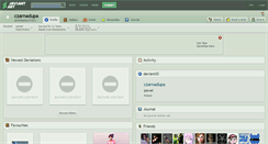 Desktop Screenshot of czarnadupa.deviantart.com