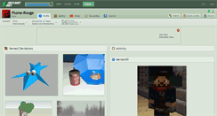 Desktop Screenshot of plume-rouge.deviantart.com