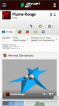 Mobile Screenshot of plume-rouge.deviantart.com