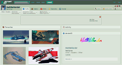Desktop Screenshot of mattmellander.deviantart.com