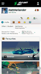 Mobile Screenshot of mattmellander.deviantart.com