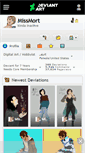 Mobile Screenshot of missmort.deviantart.com