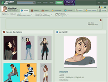 Tablet Screenshot of missmort.deviantart.com