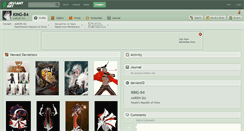 Desktop Screenshot of king-84.deviantart.com