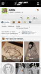 Mobile Screenshot of edzik.deviantart.com
