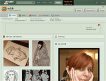 Tablet Screenshot of edzik.deviantart.com