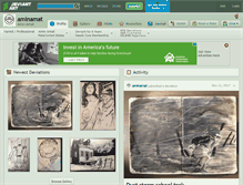 Tablet Screenshot of aminamat.deviantart.com