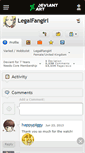 Mobile Screenshot of legalfangirl.deviantart.com