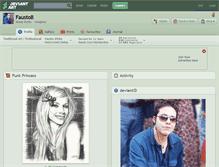 Tablet Screenshot of faustob.deviantart.com