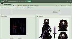 Desktop Screenshot of flametheskull.deviantart.com