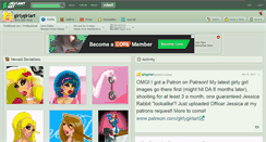 Desktop Screenshot of girlygirlart.deviantart.com