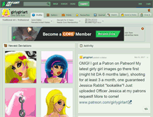 Tablet Screenshot of girlygirlart.deviantart.com