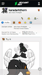 Mobile Screenshot of karadarkthorn.deviantart.com