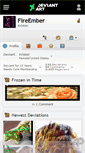 Mobile Screenshot of fireember.deviantart.com
