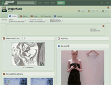 Tablet Screenshot of dragonfable.deviantart.com