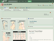 Tablet Screenshot of lacy-bo-basey.deviantart.com