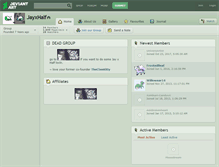 Tablet Screenshot of jayxhalf.deviantart.com