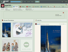 Tablet Screenshot of koori101.deviantart.com