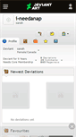 Mobile Screenshot of i-needanap.deviantart.com