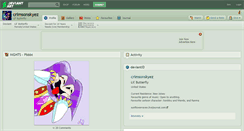 Desktop Screenshot of crimsonskyez.deviantart.com
