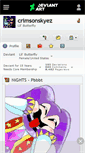 Mobile Screenshot of crimsonskyez.deviantart.com