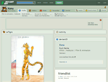 Tablet Screenshot of konu.deviantart.com