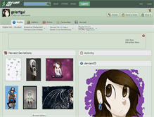 Tablet Screenshot of gelertgal.deviantart.com