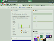 Tablet Screenshot of mlpfimfanclub.deviantart.com