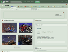 Tablet Screenshot of kolido.deviantart.com