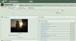 Desktop Screenshot of mattkevin1991.deviantart.com
