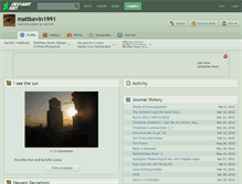 Tablet Screenshot of mattkevin1991.deviantart.com
