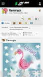 Mobile Screenshot of flamingos.deviantart.com