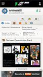 Mobile Screenshot of animerrill.deviantart.com